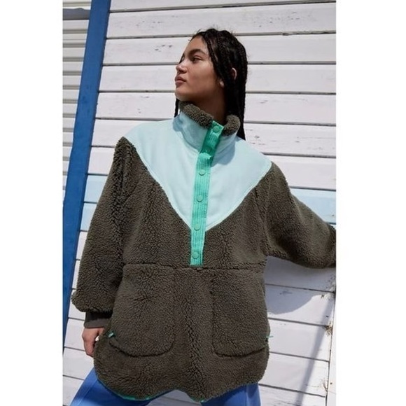 Free People Green and Mint Sweater - Picture 3 of 12